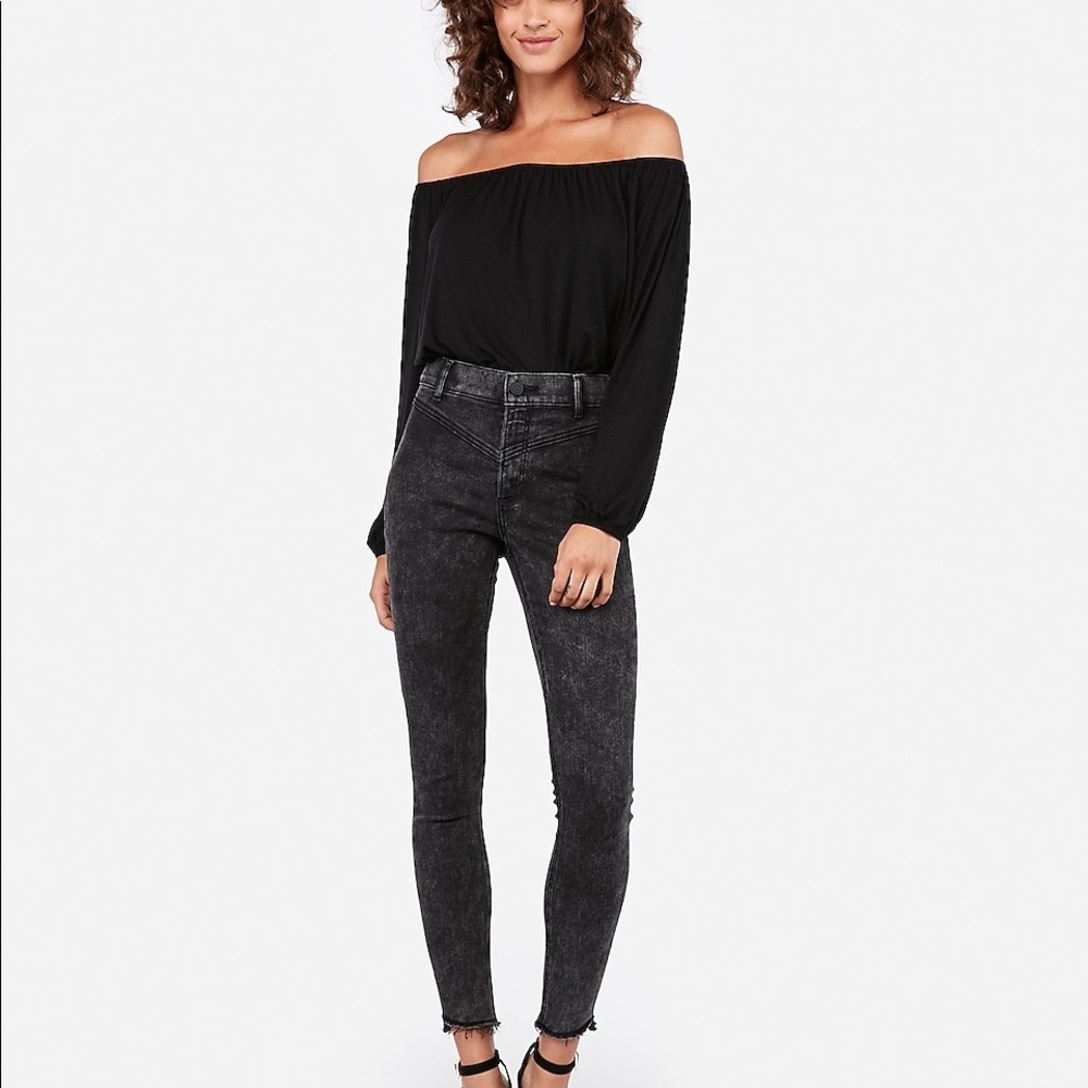 EXPRESS Black Skinny Jeans